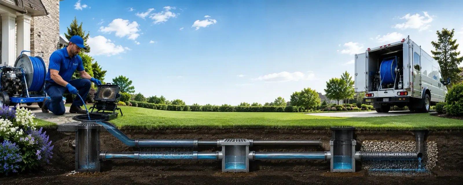 Outdoor drain cleaning information for Churdan, IA